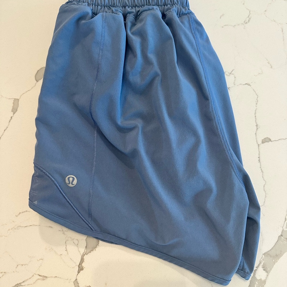 Lululemon Hotty Hot High-Rise Lined Short 4” - Oasis Blue